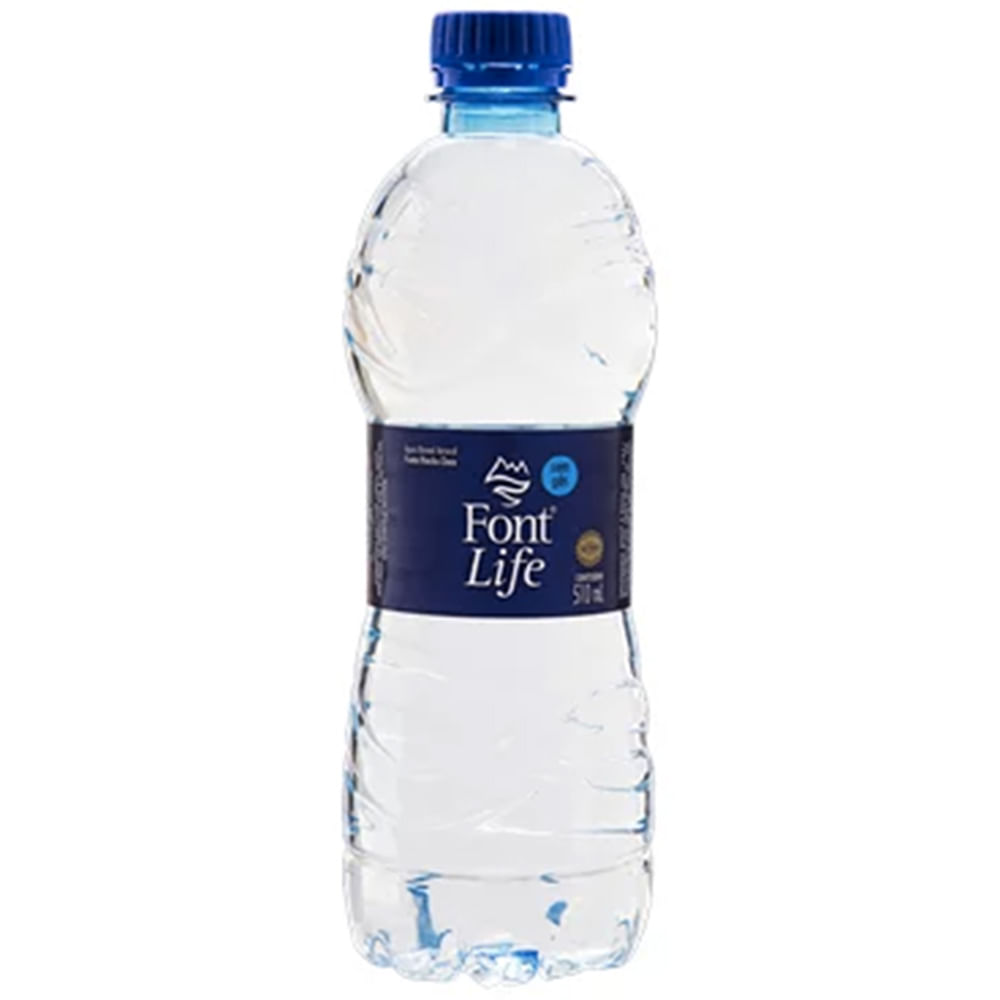 Água Mineral Font Life Sem Gás 500ml