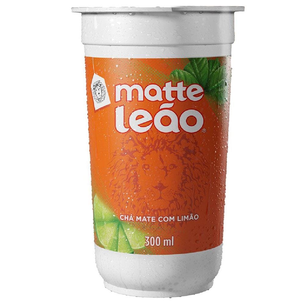 Chá Matte Leão com Limão Copo 300ml