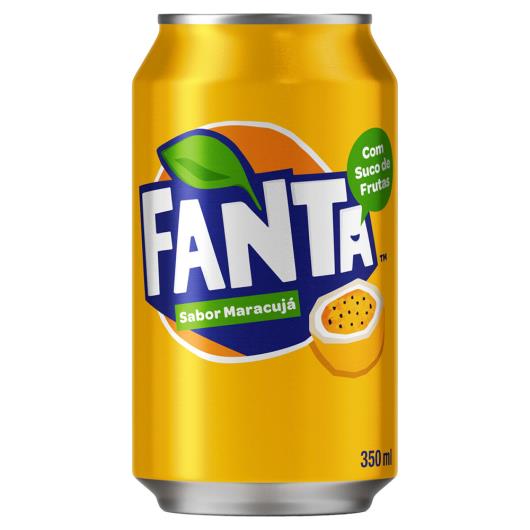 Refri Fanta Maracujá Lata 350ml