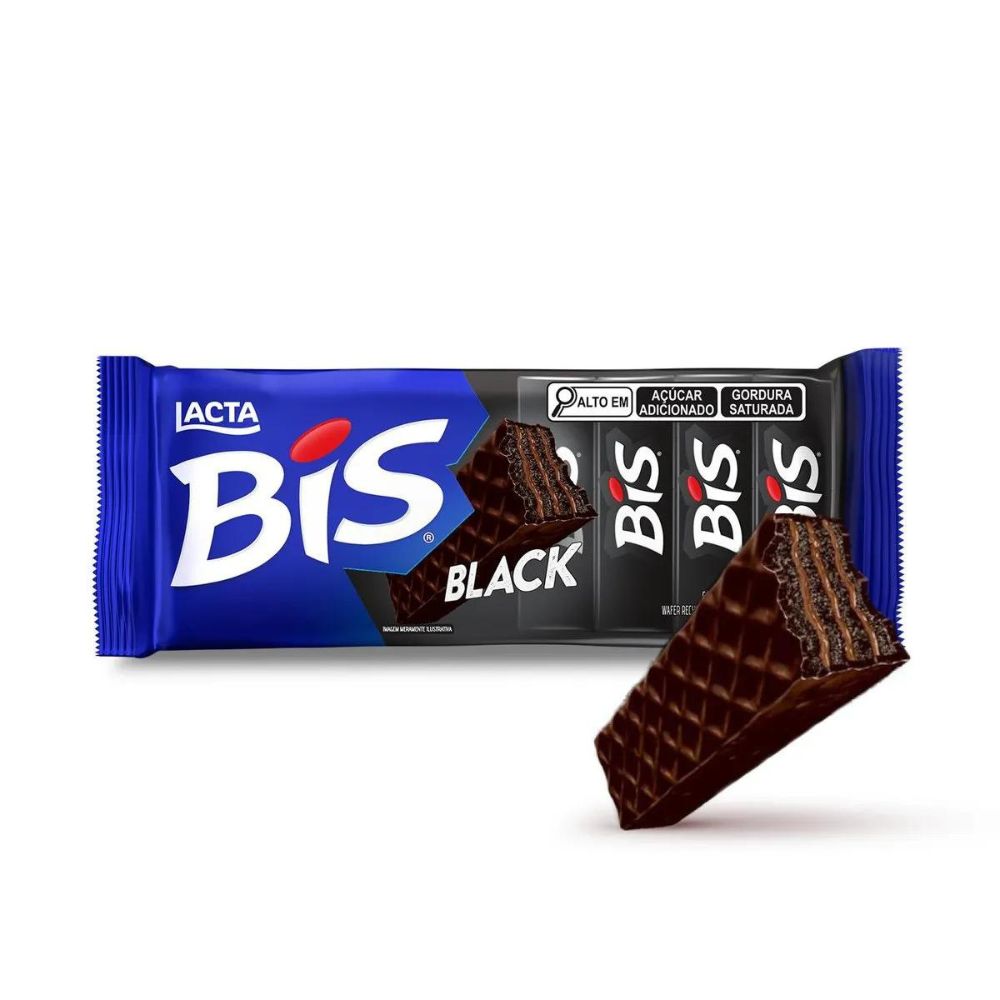 Chocolate Bis Black Lacta Pacote 100,8g