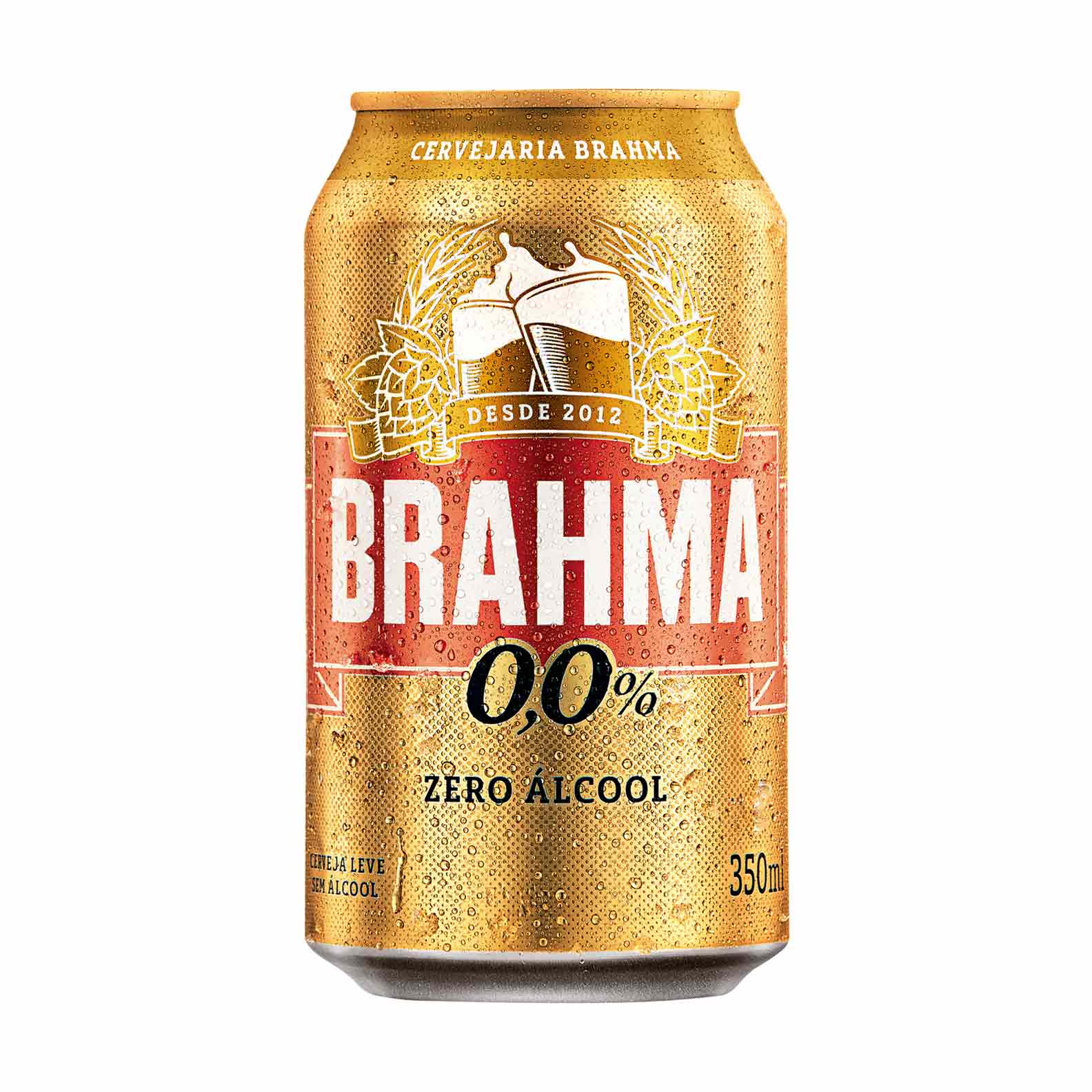 Cerveja Brahma 0.0% Zero Álcool Lata 350ml